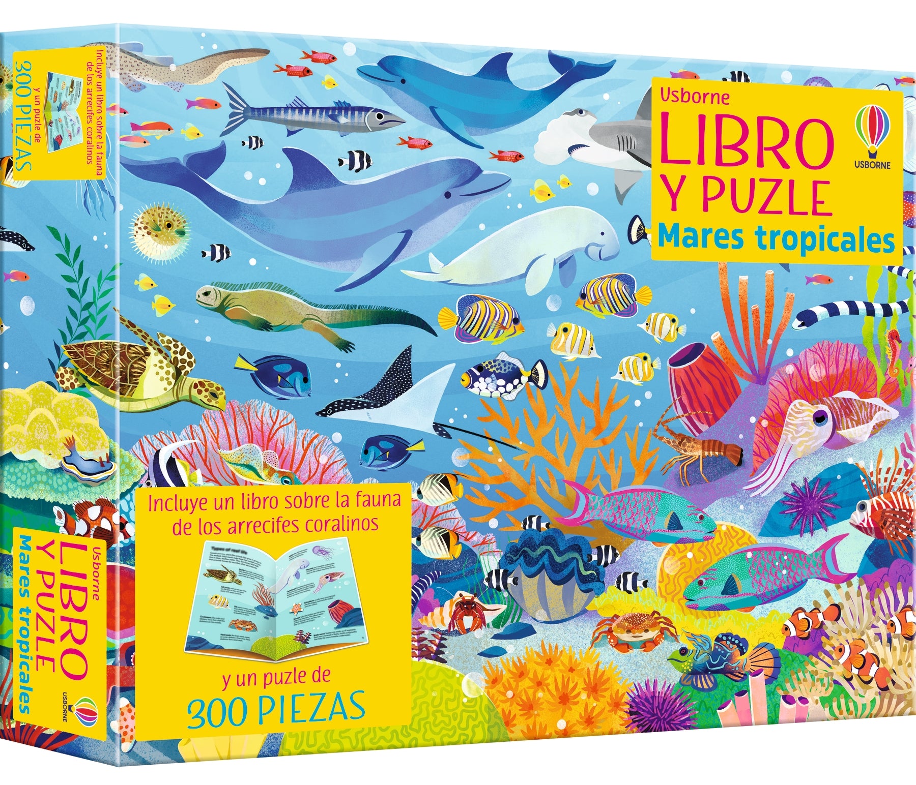 MARES TROPICALES LIBRO Y PUZLE, de Sam Smith | portada del libro