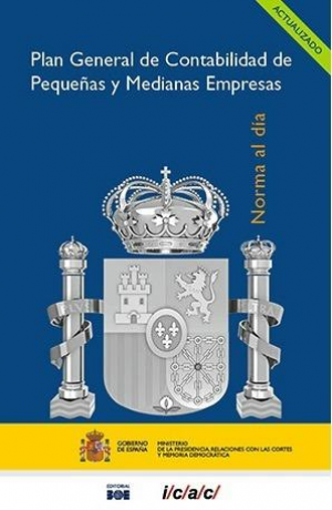 PLAN GENERAL DE CONTABILIDAD DE PEQUEÑAS Y MEDIANAS EMPRESA | portada del libro