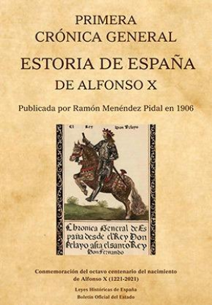 PRIMERA CRONICA GENERAL ESTORIA DE ESPAÑA DE ALFONSO X | portada del libro