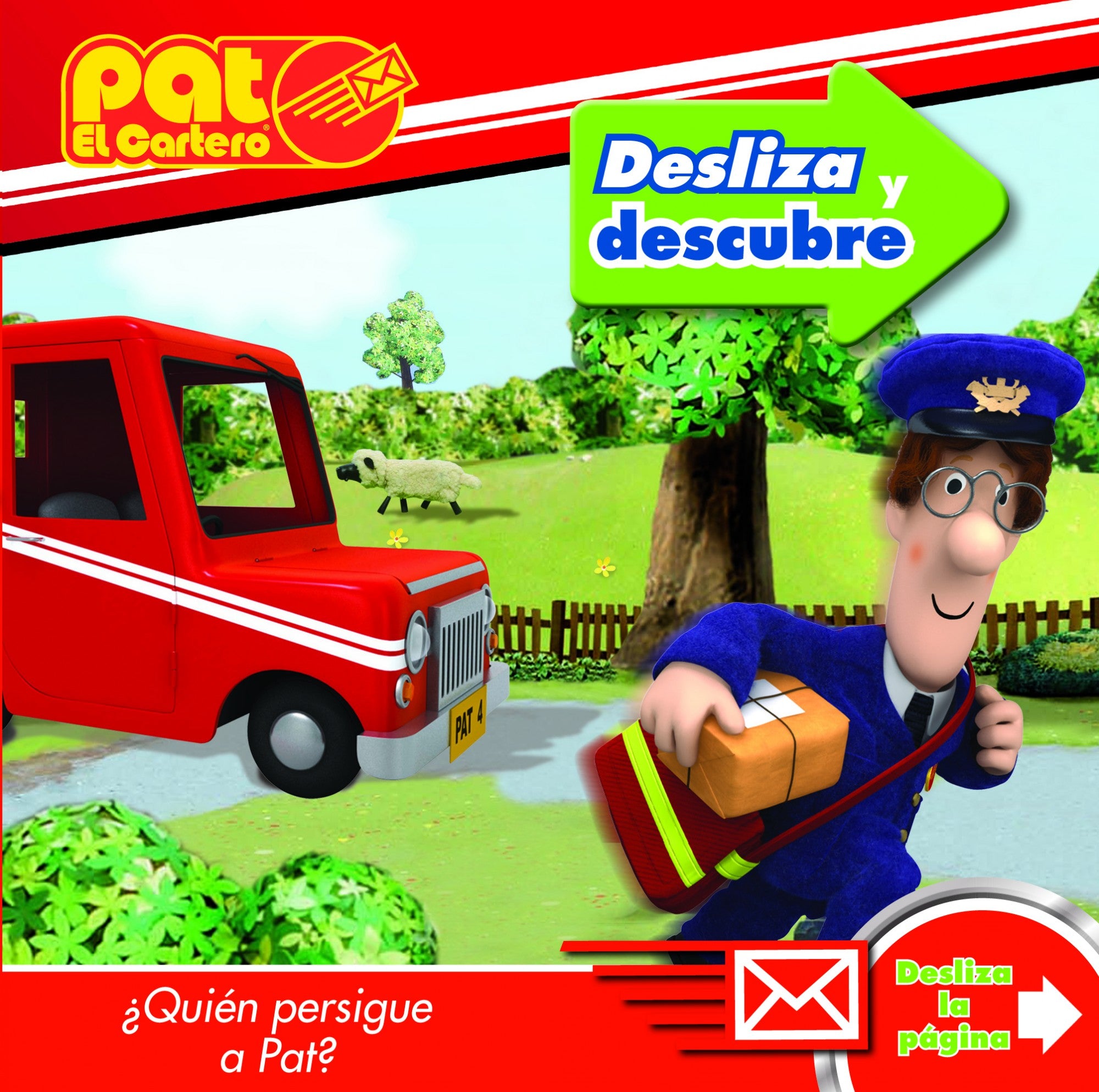 Pat el Cartero. Desliza y descubre, de Rimbaud | portada del libro