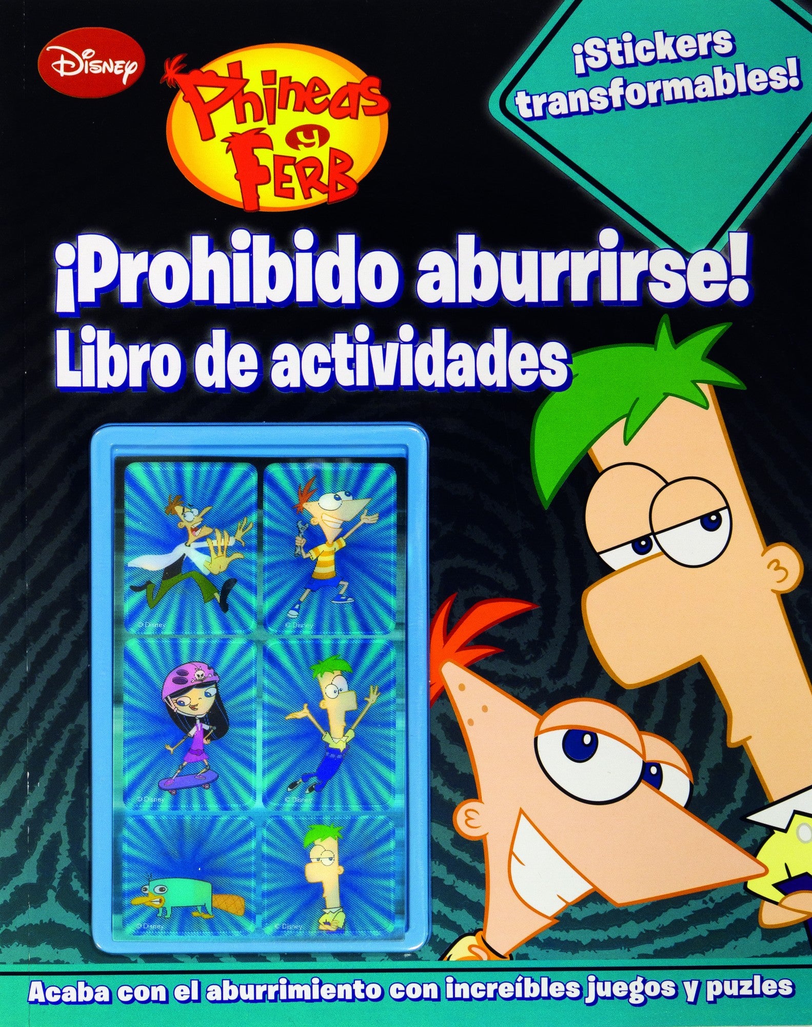 Phineas y Ferb. ¡Prohibido aburrirse!, de Disney | portada del libro