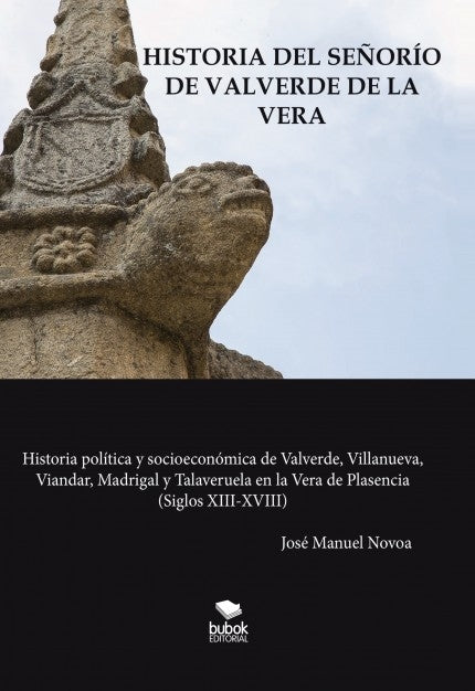 Historia del Señorío de Valverde de la Vera, de Manuel Novoa | portada del libro