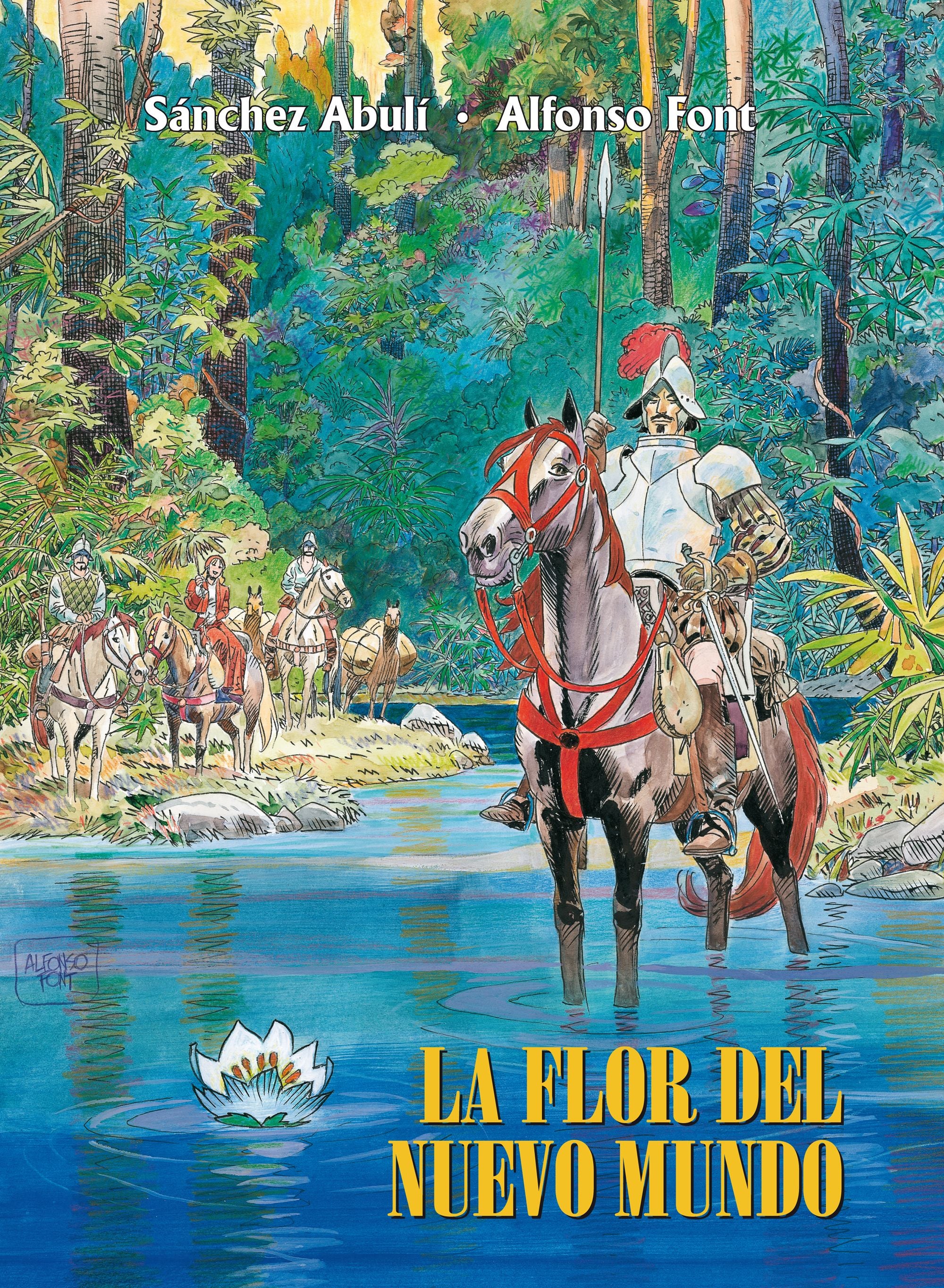 La flor del nuevo Mundo, de Alfonso Font | portada del libro