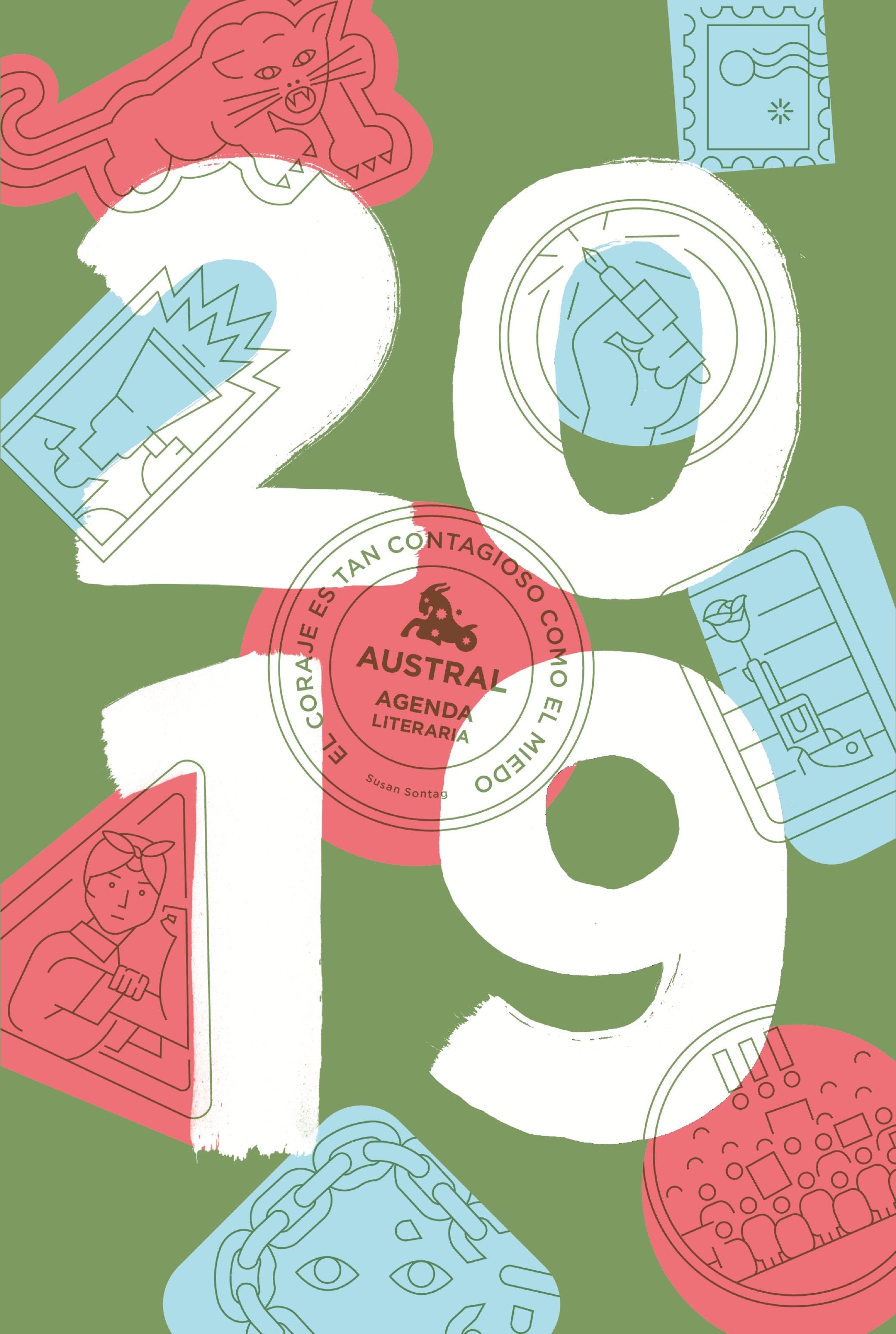 Agenda Austral 2019, de Fernández Oliver | portada del libro