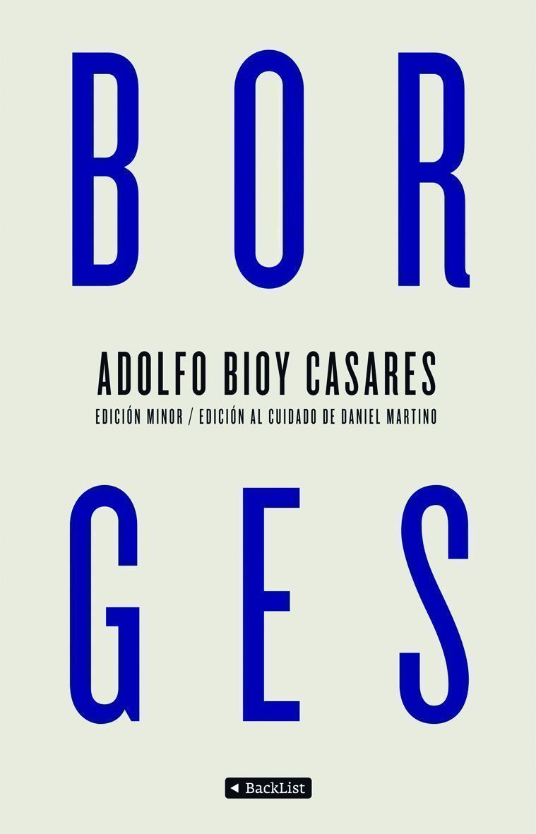 Borges, de Adolfo Bioy Casares | portada del libro