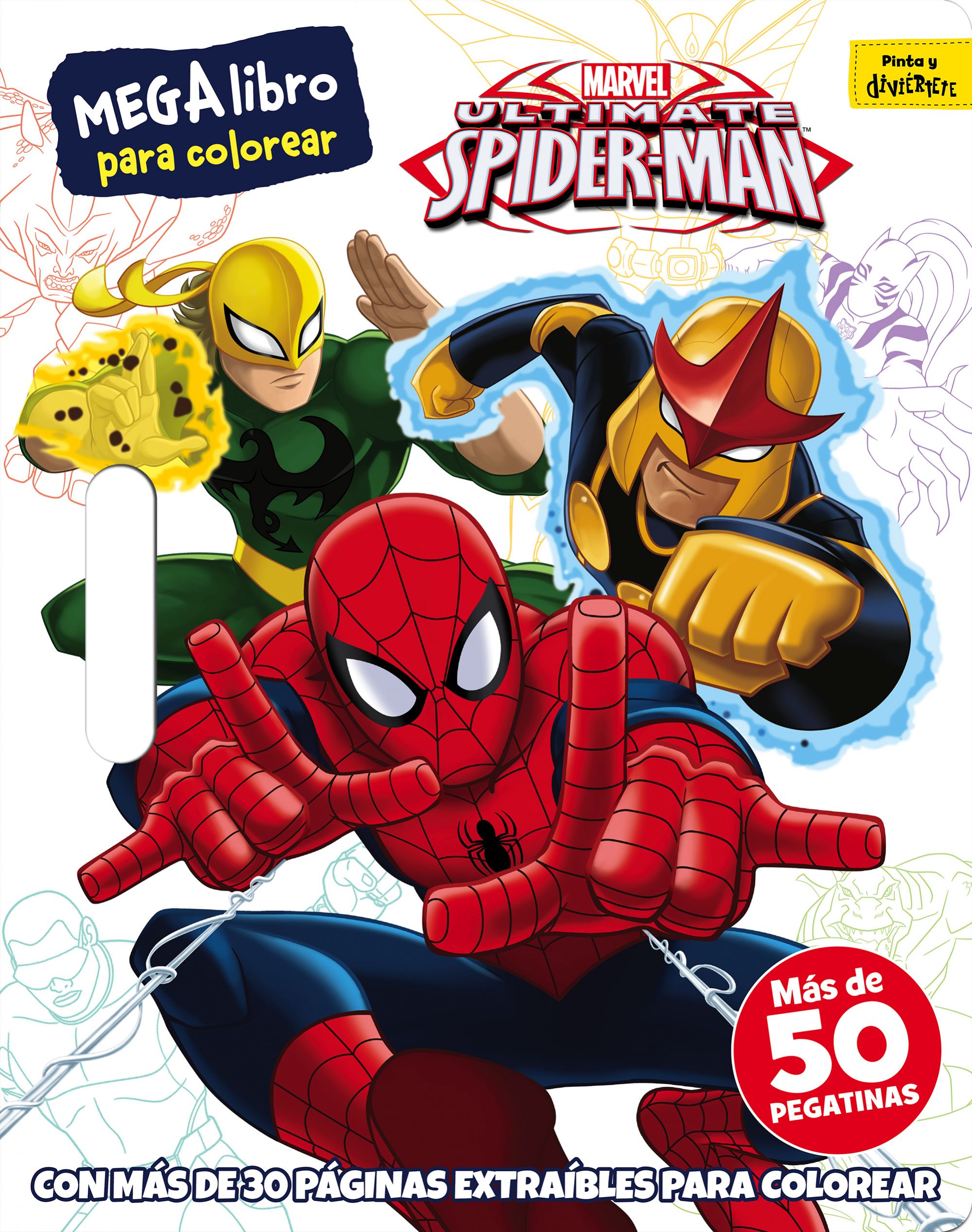 Spider-Man. Megalibro para colorear, de Marvel | portada del libro
