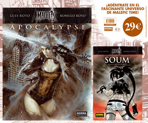 PACK MALEFIC TIME + SOUM, de Royo | portada del libro