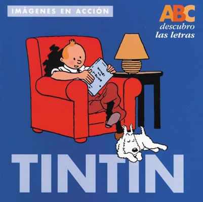 TINTÍN : DESCUBRO LAS LETRAS, de HERGE | portada del libro