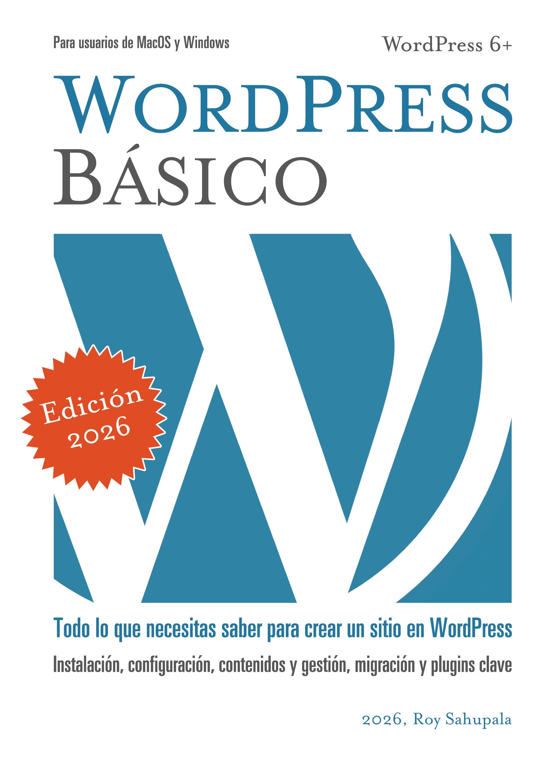 Wordpress básico, de Roy Sahupala | portada del libro