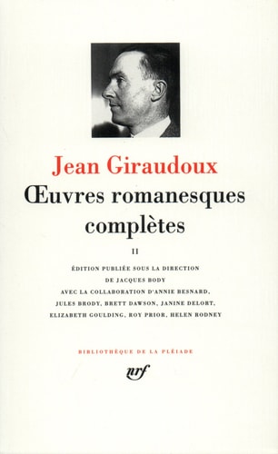 OEUVRES ROMANESQUES COMPLETES T2, de Jean Giraudoux | portada del libro