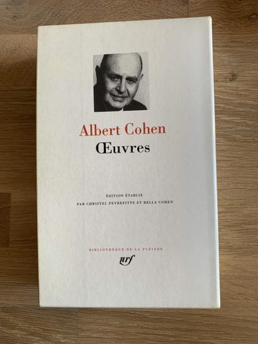 COHEN OEUVRES, de Albert Cohen | portada del libro