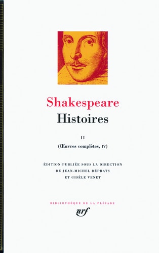 HISTOIRES T2, de William Shakespeare | portada del libro