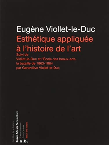 STHETIQUE APPLIQUEE A L'HISTOIRE DE L'A, de Eugène Emmanuel Viollet-le-Duc | portada del libro