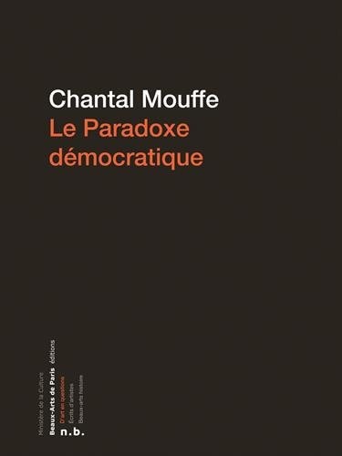 E PARADOXE DEMOCRATIQUE, de Chantal Mouffe | portada del libro