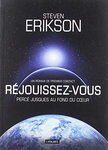 REJOUISSEZ-VOUS, de Steven Erikson | portada del libro