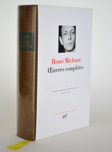 OEUVRES COMPLETES T1, de Henri Michaux | portada del libro