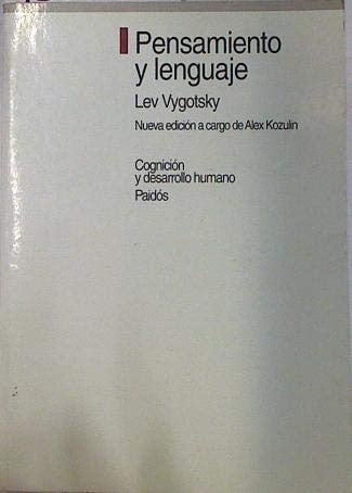 PENSAMIENTO Y LENGUAJE, de VYGOTSKY | portada del libro