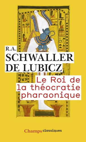 E ROI DE LA THEOCRATIE PHARAONIQUE, de SCHWALLER DE LUBICZ R.A. | portada del libro