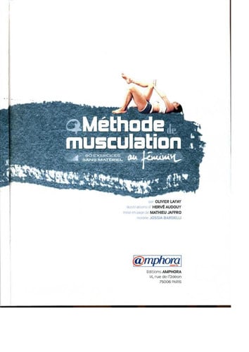 METHODE DE MUSCULATION AU FEMININ, de LAFAY OLIVIER | portada del libro