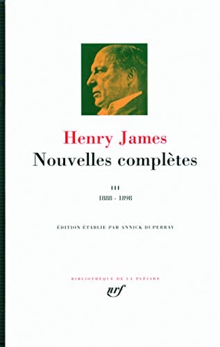 NOUVELLES COMPLETES T3, de Henry James | portada del libro