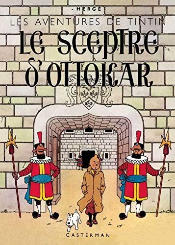 TINTIN FAC-SIMILE NOIR ET BLANC -8- LE SCEPTRE D'OTTOKAR GRA, de Hergé | portada del libro