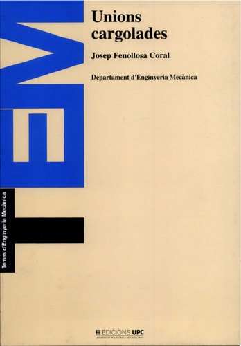 UNIONS CARGOLADES, de FENOLLOSA I CORAL | portada del libro