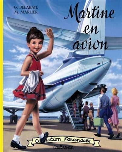 MARTINE EN AVION FAC SIMILE, de Gilbert Delahaye | portada del libro