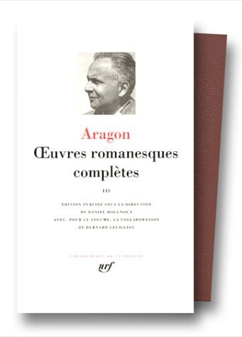 OEUVRES ROMANESQUES COMPLETES T3, de Louis Aragon | portada del libro