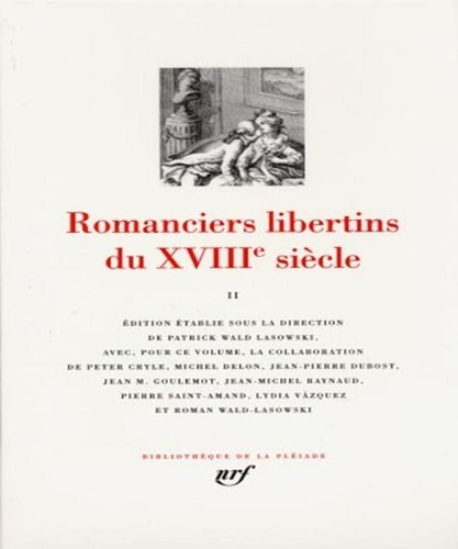 ROMANCIERS LIBER DU 18E T2, de Patrick Wald Lasowski | portada del libro