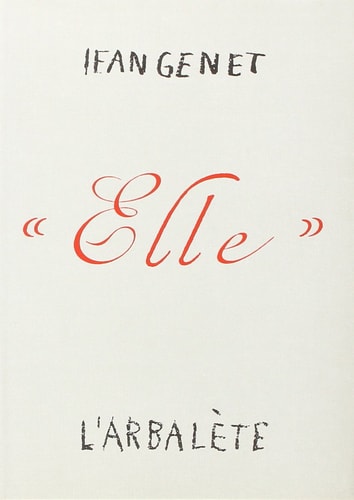 ELLE, de Jean Genet | portada del libro