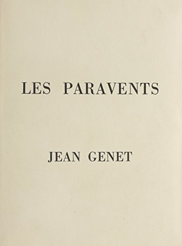 LES PARAVENTS, de Jean Genet | portada del libro