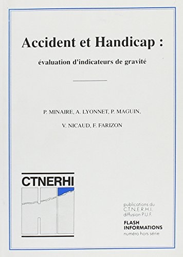 ACCIDENT ET HANDICAP EVALUATION, de Pierre Minaire | portada del libro