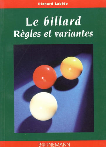 BILLARD REGLES ET VARIANTES, de LABLEE R | portada del libro