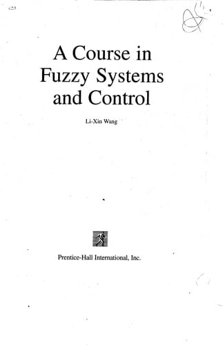 COURSE FUZZY SYSTEMS AND, de WANG | portada del libro