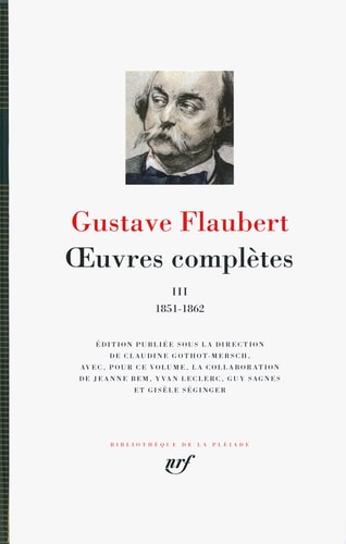 OEUVRES COMPLETES T3, de Gustave Flaubert | portada del libro
