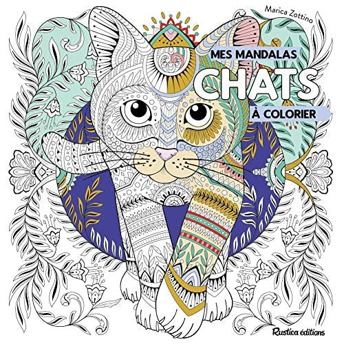 MANDALAS A COLORIER CHATS, de MARICA ZOTTINO | portada del libro