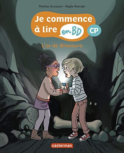 JE COMMENCE A LIRE EN BD -9- L'OS DU DINOSAURE CP, de Mathieu Grousson | portada del libro