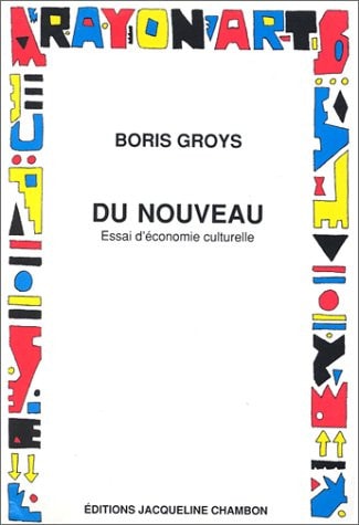 DU NOUVEAU, de Boris Groys | portada del libro