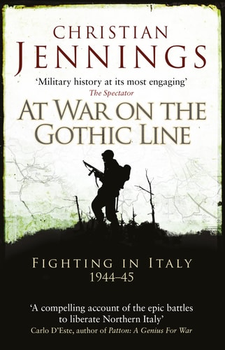 AT WAR ON THE GOTHIC LINE, de Christian Jennings | portada del libro