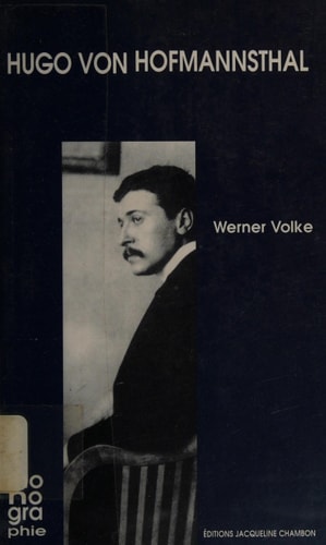 HUGO VON HOFMANNSTHAL, de Werner Volke | portada del libro