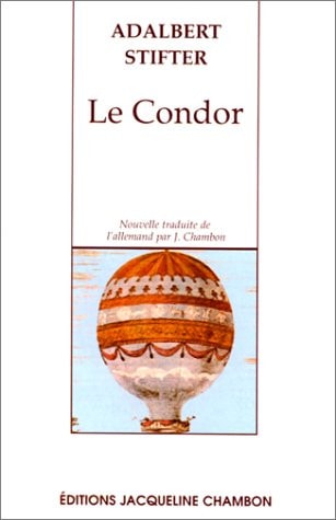 LE CONDOR, de Adalbert Stifter | portada del libro