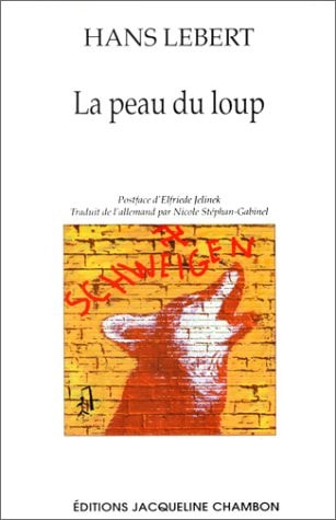 LA PEAU DU LOUP, de Hans Lebert | portada del libro
