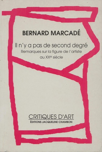 IL N'Y A PAS DE SECOND DEGRE, de Bernard Marcadé | portada del libro