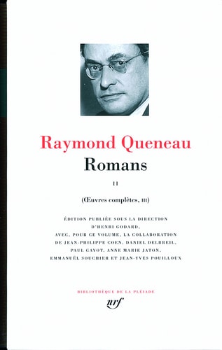 ROMANS T2, de Raymond Queneau | portada del libro