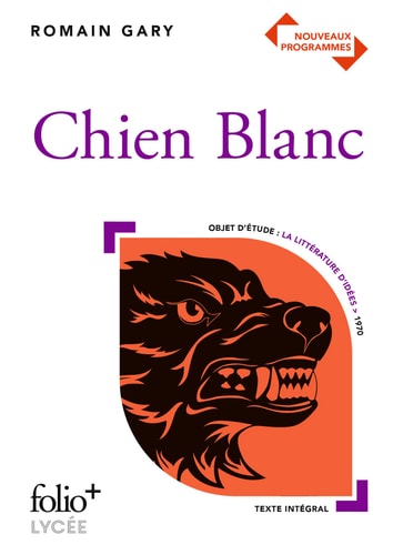 CHIEN BLANC, de Romain Gary | portada del libro
