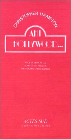 AH HOLLYWOOD, de Christopher Hampton | portada del libro