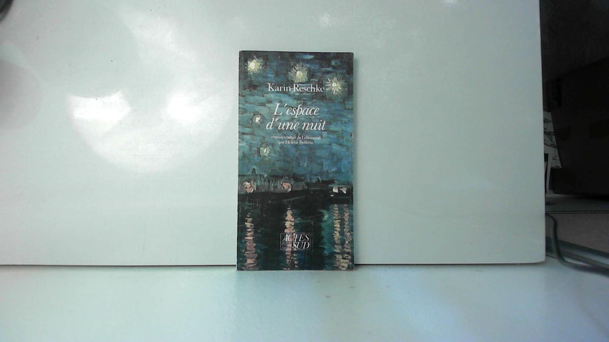 LESPACE DUNE NUIT, de Karin Reschke | portada del libro