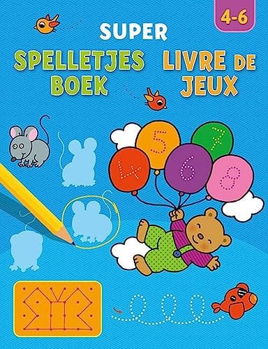 SUPER LIVRE DE JEUX 4-6 A, de COLLECTIF | portada del libro