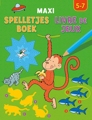 MAXI LIVRE DE JEUX 5-7 A, de COLLECTIF | portada del libro
