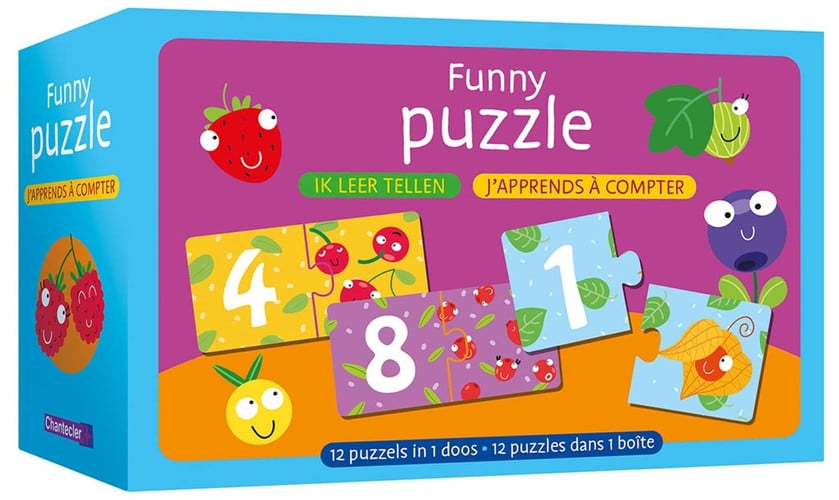 FUNNY PUZZLE J'APPRENDS A COMPTER, de COLLECTIF | portada del libro